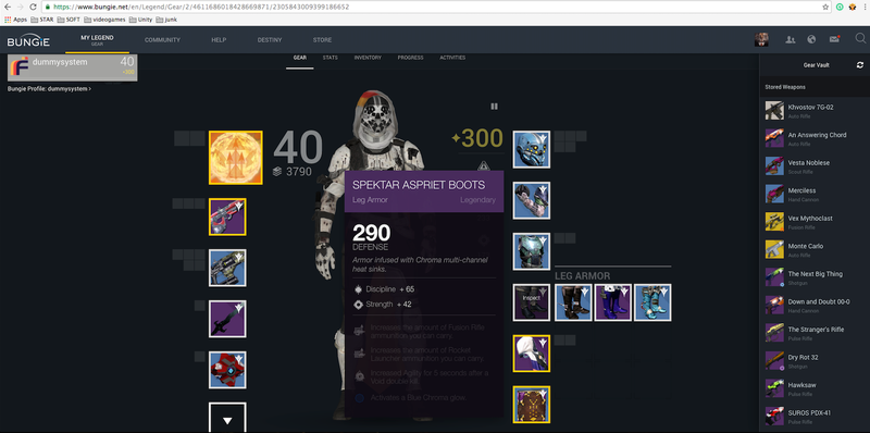 in this picture : LVL = 40 (max out) ; LIGHT = 300 (top right) ; individual light level (boots) = 290